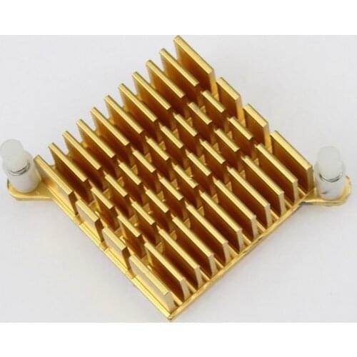 Gdstime 1 piece 40x40x13mm IC Two-electrode Golden Chip CPU Computer North Bridge Cooling Heatsink Radiator Northbridge 40mm