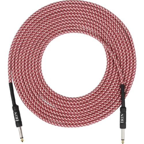 6.35mm Guitar Bass Jack Audio Cable Noise Free 6 Meters Guitarra Cables Pure Copper Wire Cord for Musical Instrument Accessories
