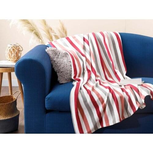 Cotton Dried RoseTV Blanket English Home 120x170 cm 100% Cotton Bamboo Soft Television Blanket