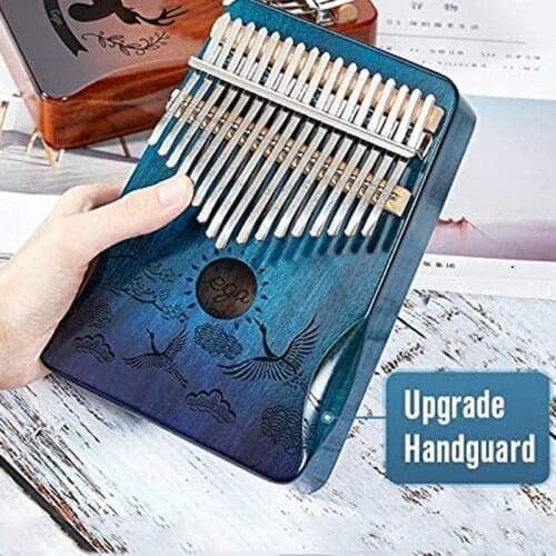 Kalimba 17 Key Thumb Piano Mahogany Wooden Mbira Musical Instrumentos Musicales 30 Key Instruments Africa Calimba Machine 2021