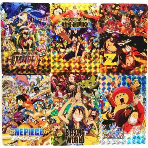 14pcs/set One Piece Movie 1-14Toys Hobbies Hobby Collectibles Game Collection Anime Cards