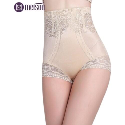 Ladies Popular Sales Slimming Sexy Tummy Control High Waist Butt Lifter Lace Shapewear Underwear Girdle Butt Enhancer Panties
