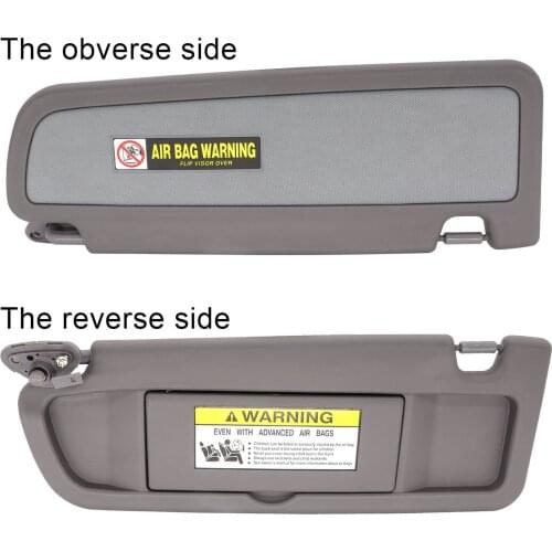 Car Left Driver Side Sun Visor For Honda Civic 2006 2007 2008 2009 2010 2011