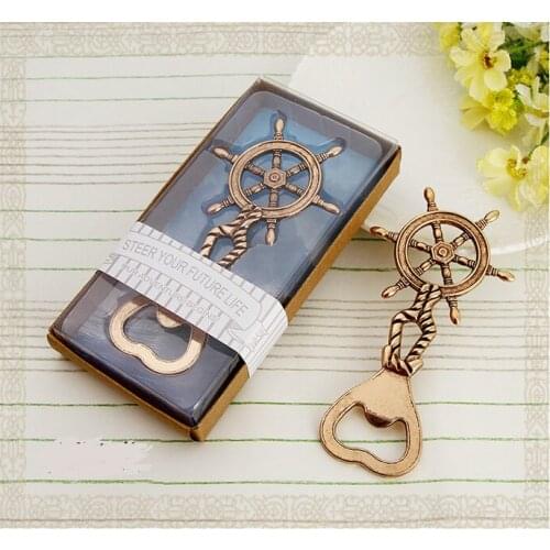 2021 new wedding return gift wedding gift ship rudder corkscrew