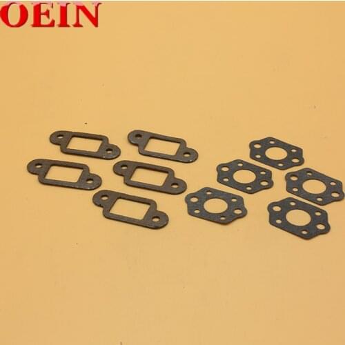 Carburetor Muffler Exhaust Gasket For STIHL MS 021 023 025 210 230 250 MS210 MS230 MS250 Chainsaw Carburetor Muffler Parts