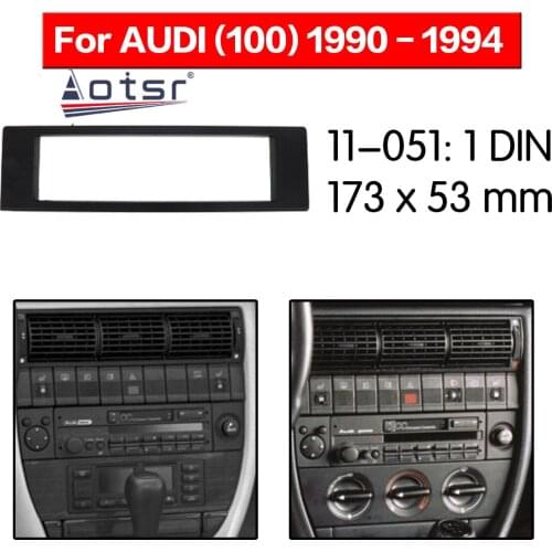 Car Radio frame Audio Fascia For AUDI (100) 1990 - 1994 Car Stereo Radio Fascia Panel Installation Adapter DVD player Frame