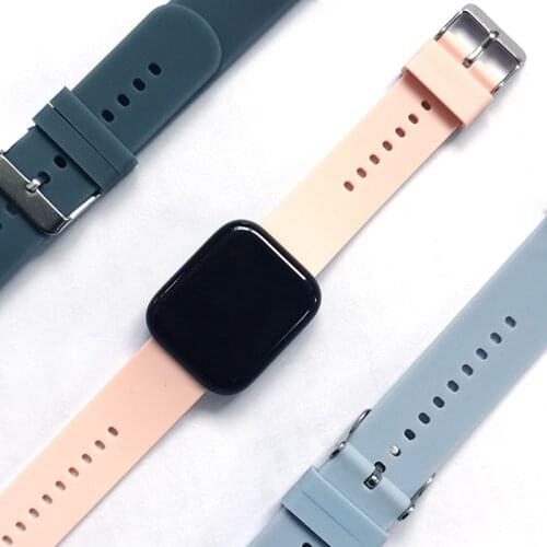 20mm Strap for Apple Watch Series 6 4 3 SE Silicone Watch Strap for Iwatch 5 Band 40mm 38mm Quick Release Wristband Accessories