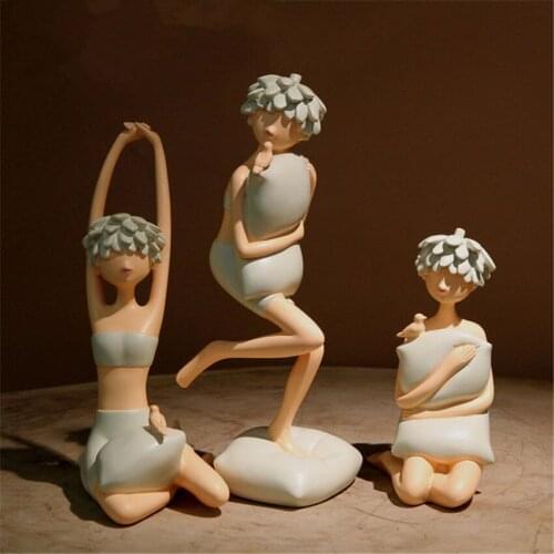 Modern Resin Crafts Desk Ornaments Fashion Furnishing Articles Creative Figurines & Miniatures Home Decoration Accessories