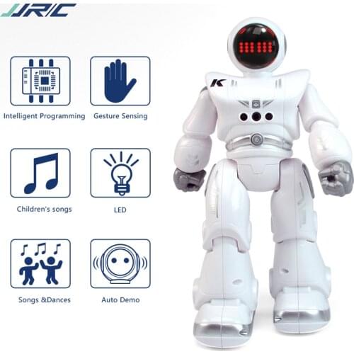JJRC R18 Intelligent RC Robot 2.4G Gesture Sensor Smart Programming Automatic Presentation RC Toys Dance Music Songs Lighting