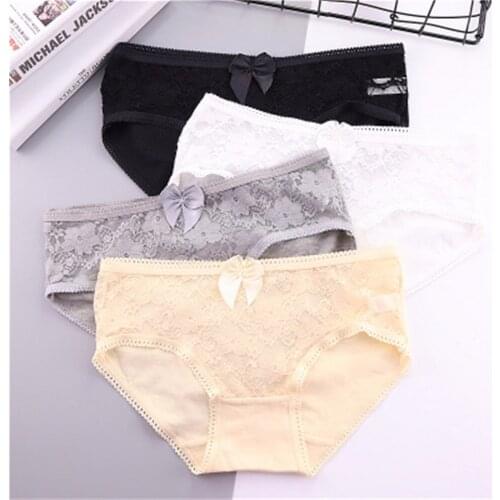Womens underwear, cotton underwear, lace Japanese idyll underwear T5309