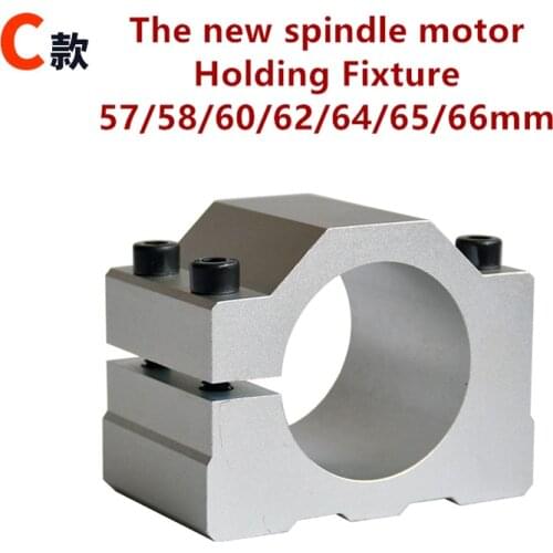 1pc High quality spindle clamp 57/58/60/62/64/65/66mm aluminum spindle mounts/fixture/chuck/ bracket Clamp/holder Clamps/ hold