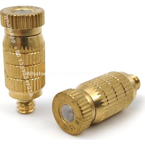 10 pcs Anti Drip Misting Nozzle High Quality High Pressure Brass Fog Mist Nozzle Irrigation Connector System Fittings