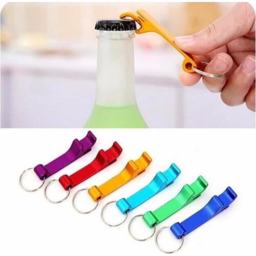 150 Pcs Promotion Customed Printed Logo Gift Metal Aluminum Alloy Bottle Opener Metal Keychain laser LOGO