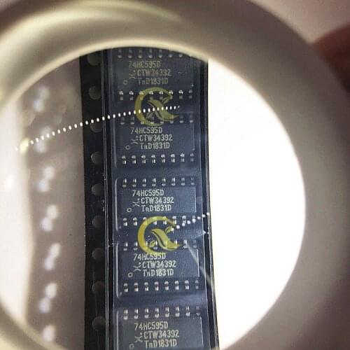 20PCS 74HC595D encapsulation SOP16 8-bit serial register latch original products