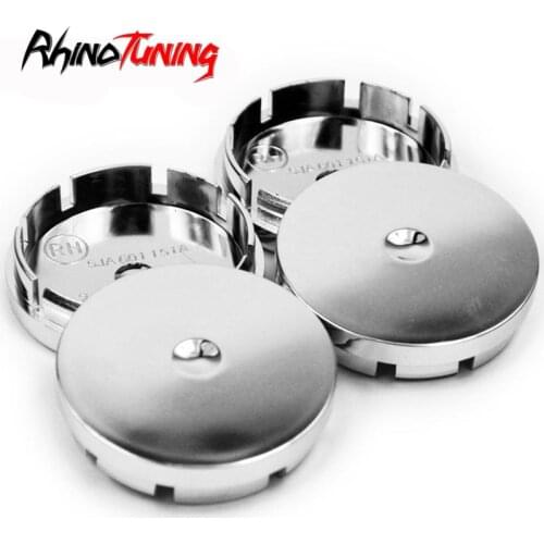 4pcs 55.5mm Car Wheel Center Caps for Rims Hub Cover Auto Styling Chrome Emblem 5JA601151A For Roomster Superb Fabia