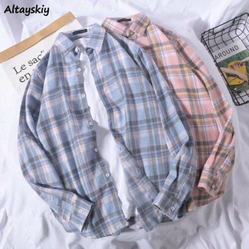 Блузки в клетку Altayskiy China At AliExpress