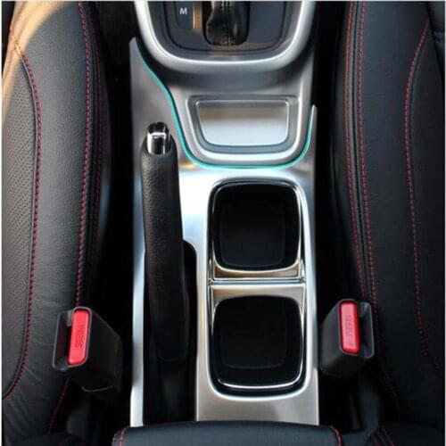 Car ABS Chrome interior Water storage Box Cover Car Accessories LHD For Suzuki Vitara Escudo 2015 2016