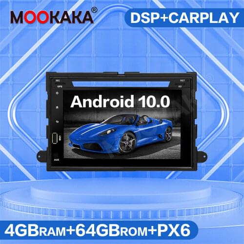 4G SIM LTE Android 10.0 4+64G Car Radio GPS Navigation For Ford Fusion Edge Explorer Escape 2006-2009 Multimedia Player Headunit