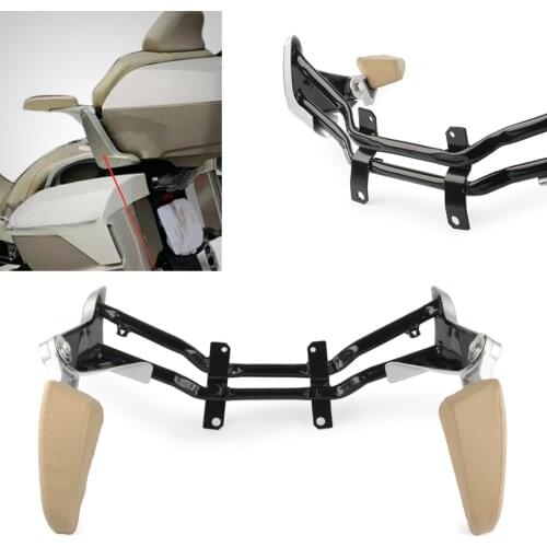 Beige Motorcycle Rear Passenger Arm Rest Frame Armrest Pillion Set For BMW K1600GTL K1600 GTL 2010 2011 2012 2013 2014 2015-2018