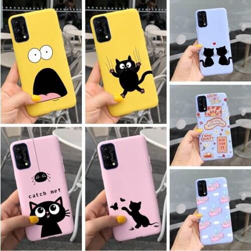 Phone Case For Oppo Realme 7 Pro Case Realme7 Soft Silicone TPU Back Cover For Realme 7 Pro 7Pro RMX2170 Case Cartoon Funda Capa