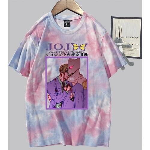 Jojo Bizarre Adventure Men/woman Summer Tops Graphic Tees Harajuku Tshirt Male