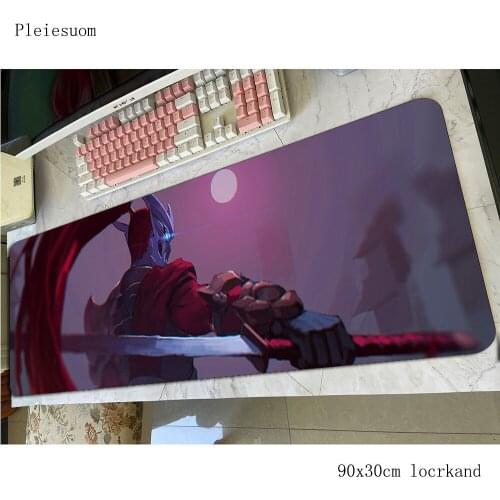 Yasuo mousepad 900x300x4mm HD print Computer mouse mat gamer gamepad pc HD pattern gaming mousemat desk pad office padmouse