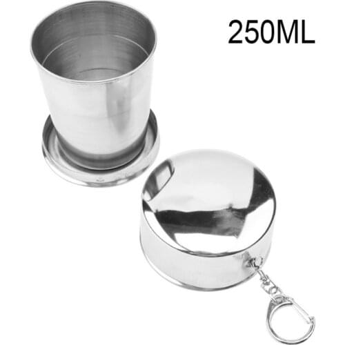 Small Medium Large Stainless Steel Folding Cup
