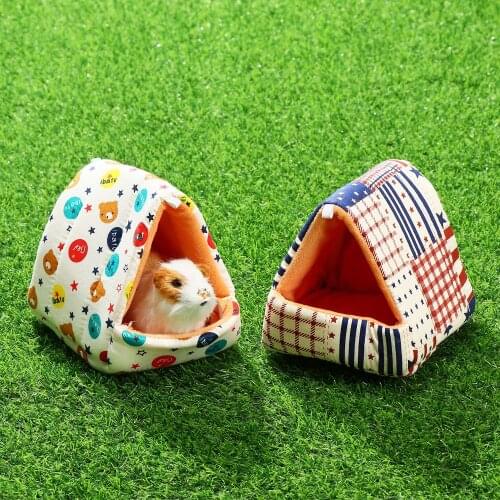 Soft Mini Cage Guinea Pig Nest Small Animal Sleeping Bed Comfortable Rabbit Squirrel Warm Mat Hamster House
