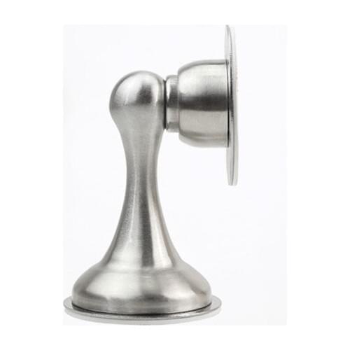 New Stainless Steel Magnetic Door Stopper Sticker Toilet Glass Hidden Door Holders Catch Floor Nail-free Doorstop Door Hardware