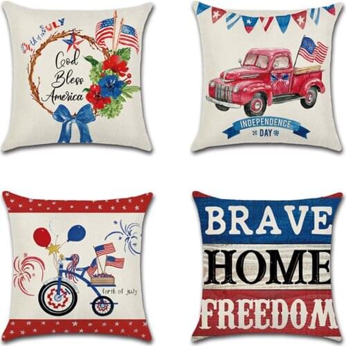 New Letter Printing Cushion Cover Pillowcase Sofa Cushion Cover Linen Pillowcase Home Decoration Cojines Decorativos Kissenbezug