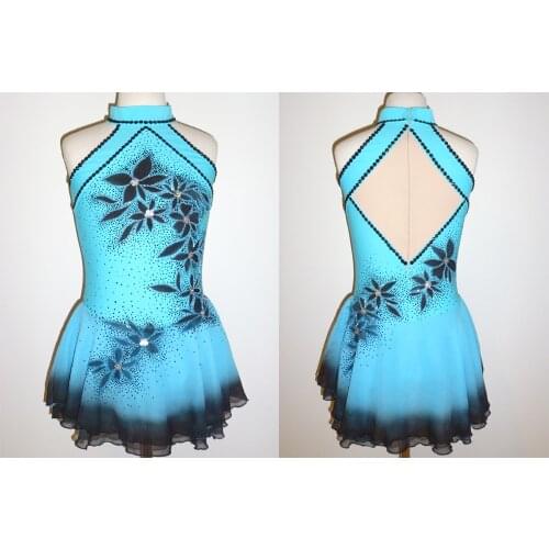 Adult Figure Ice Skating Dresses With Spandex Graceful New Brand Figure Skating Competition Dress DR4030