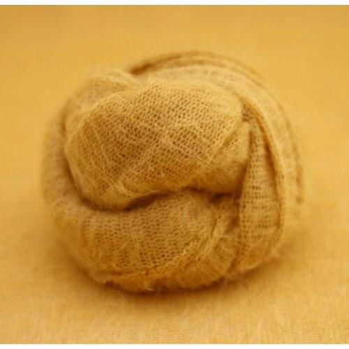 Baby Mohair Receiving Blanket Infants Sleeping Swaddle Wrap Newborn Photography Props Backdrop Photo Shooting Accessories