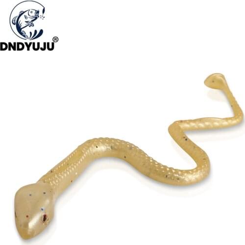 5pcs 27cm/13g Fishing Lure Soft Bait Snake Shape Fishing Soft Lure Sea Fishing Gear Silicone Artificial Fishing Tackle