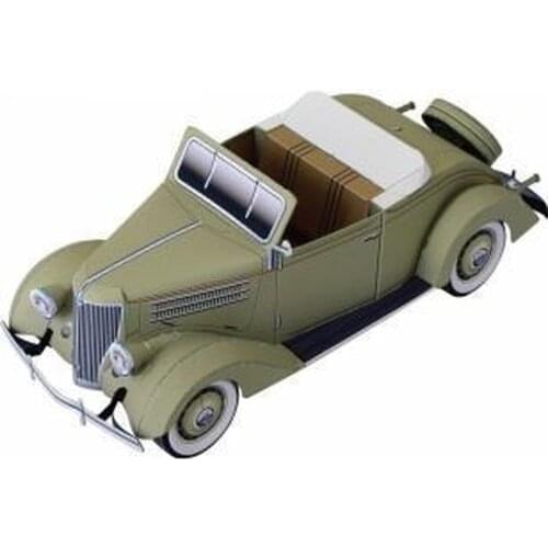 Convertible Cabriolet DIY 3D Paper Card Model Building Sets Construction Toys Educational Toys Vehicle Model