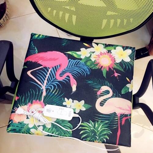 Thickened removable and washable electric cushion cushion office heating cushion small electric blanket heating chair cushion