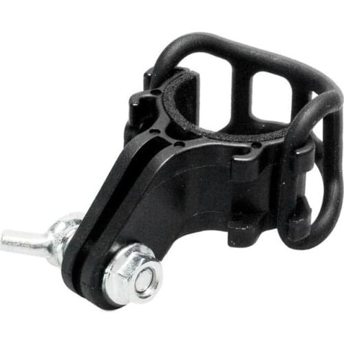 Bike Seat Post Clamp Black Plastic Racing Number Plate Mount Holder Cycling Plate Number Holder Decals Clamp Cards Bracket