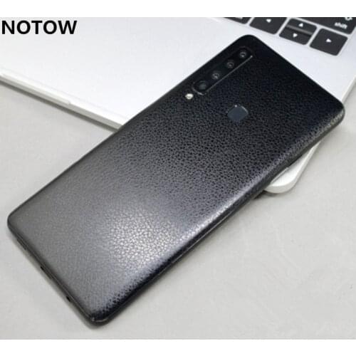 NOTOW Fashion leather PVC Sticker Wrap Skin Mobile Back Paste Protective Film For Samsung Galaxy S8/S9 S9Plus Note8 A8 A7 2018