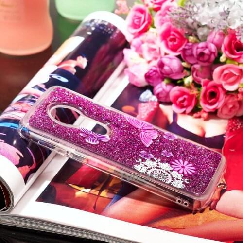 Liquid Dynamic Quicksand For Motorola Moto G7 Play US Version Case Soft Silicone Glitter Silicone G7Play Sparkle Flowing Cover