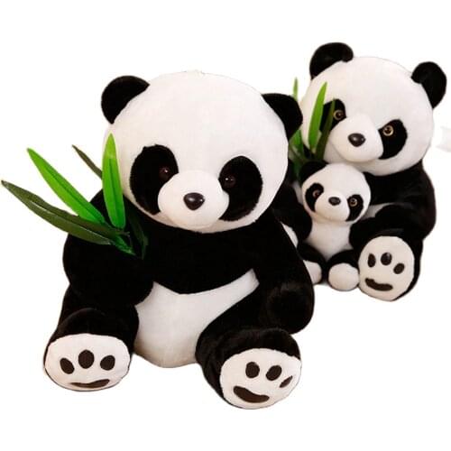 1pcs 40cm Sitting Panda Plush Toys Full Giant Panda Dolls Soft Lovely Toy Gifts for Children and Girl