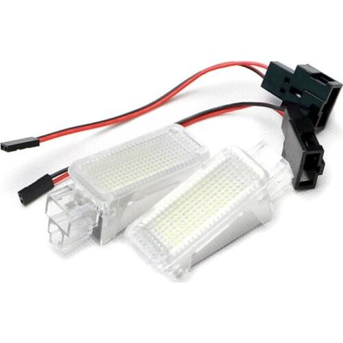 2PCs Super Bright LED Luggage Trunk Light Lamp For Skoda Octavia Fabia Superb Roomster Kodiaq Led Luggage Compartment Light