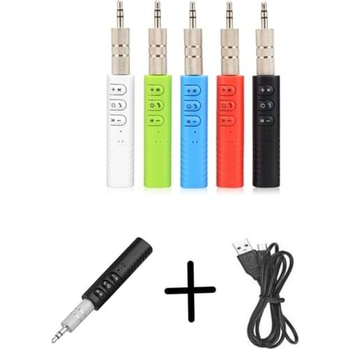 3.5mm free Music Audio Receiver Adapter Aux Jack Bluetooth-compatible Car Kit Hands Auto AUX Kit for Speaker Headphone