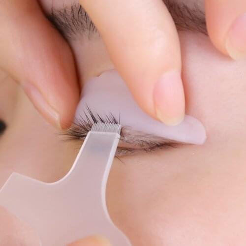 5PCS Mini Y Shape Comb Eyelash Eyelashes Lift Lifting Curler Eye Lash Extension Graft Brush Auxiliary Tools