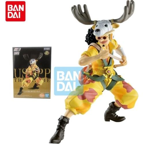 Bandai One Piece Anime Figure Banpresto ONE PIECE STAMPEDE Sanji Usopp Genuine Model Collection Decoration Children Toys