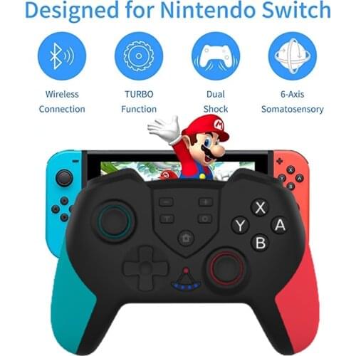 Wireless support bluetooth Gamepad For Nintendo Switch Pro NS Video Game USB joystick Controller For Switch Console with 6-Axis