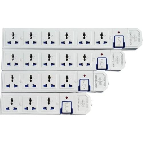 Electric Socket 3 4 5 6AC Universal Outlets Multi conversion Jack US EU UK AU CN Plug Socket 10A 3500W Power Strip with Switch