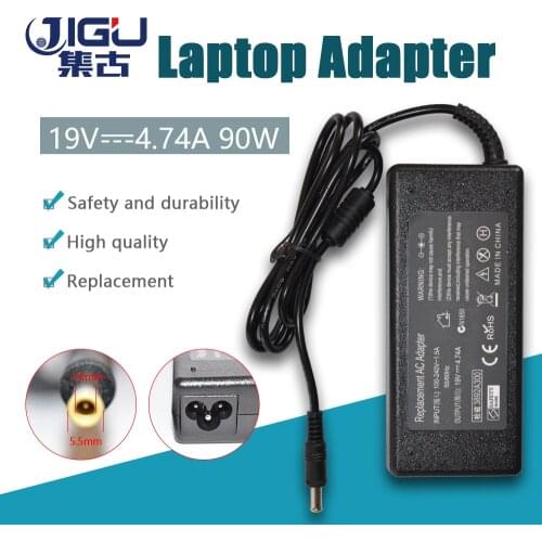 JIGU AC Adapter Power Supply 19V 4.74A 90W For Samsung Laptop Charger AD-9019 A10 R453 R518 R410 R429 R439 P10 P20