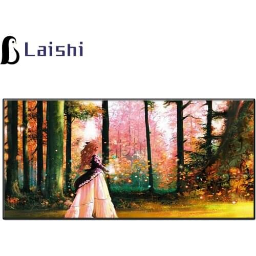 Full Square Drill Fantasy Anime girl forest landscape DIY Diamond Painting Embroidery diamond mosaic Childrens handmade gifts