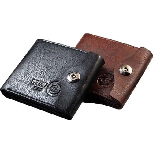 Hot Sale Fashion New Mens PU Leather Wallet Black Brown Cross ID Credit Card Holders Coin Pocket Purse Wallets Free Shipping