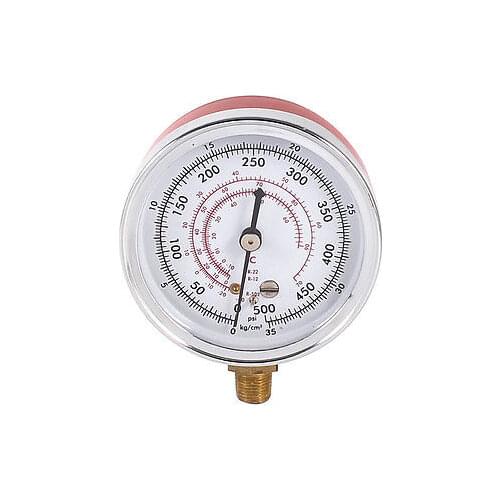 Bottom Mount 2.8" Round Dial Water Air Pressure Gauge 0-35Kg/cm2