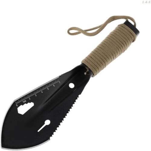 Metal Detector Garden Serrated Edge Digger Digging Tool Garden Shovel with Sheath Stainless Steel